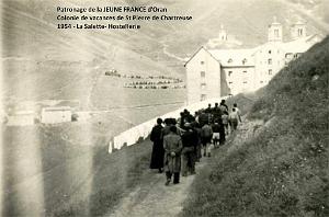 COLO JEUNE FRANCE 1954 la Salette l'hostellerie